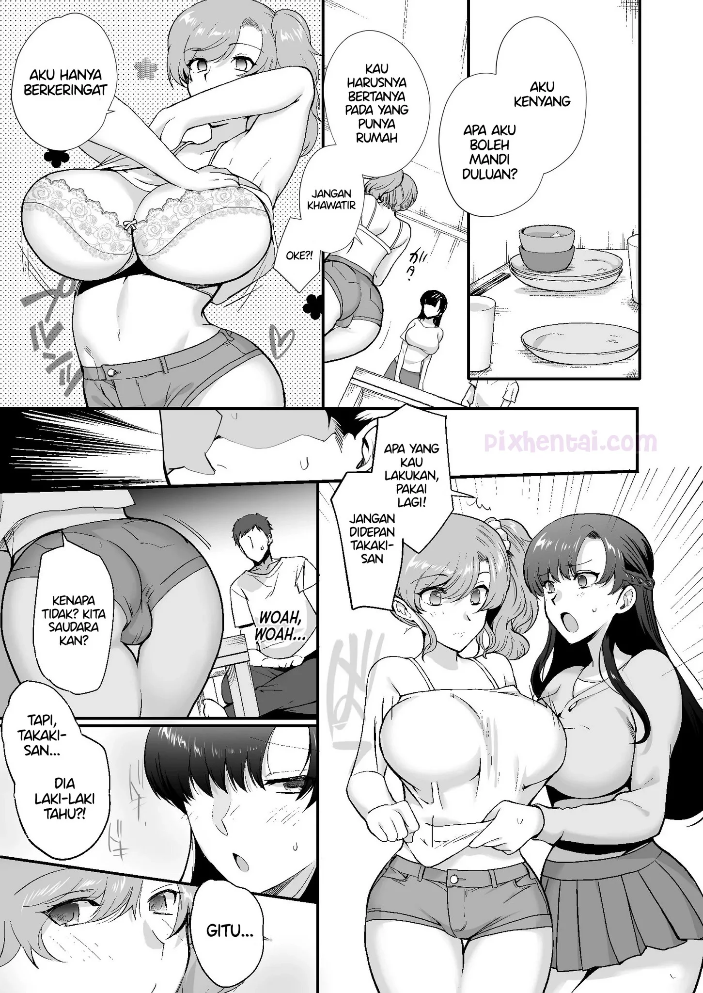 Komik hentai xxx manga sex bokep My Roommates Are Way Too Lewd 17